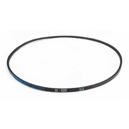 D&D 3L520 FHP V-Belt, 52 in Outside Length, 3/8 in Top Width, 7/32 in Thickness, 1 Ribs 3L520